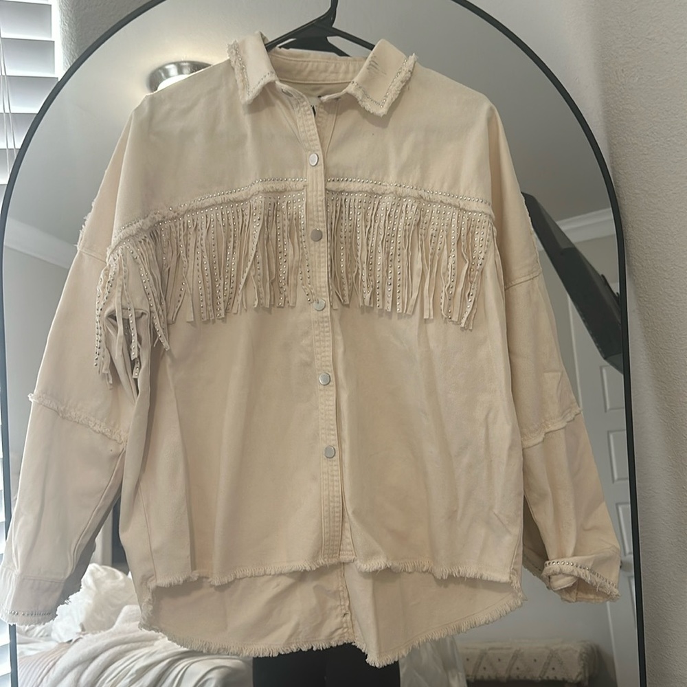 ZARA Western Inspired Button Down